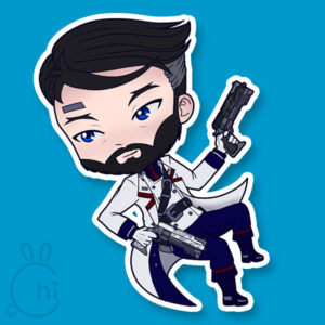 Atlas General Chibi Sticker