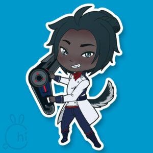 Go Fetch Chibi Sticker