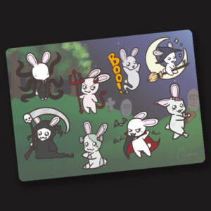 Halloween Buns Sticker Sheet