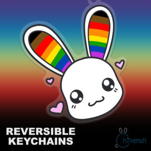 Pride Bun - Keychain