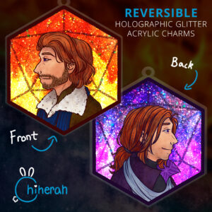 Widowgast D20 Keychain