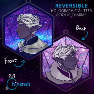 Thelyss D20 Keychain